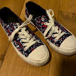 Super cute Buffalo Bills shoes size 8
